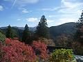 鞍馬山山頂からの紅葉風景